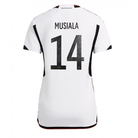 Saksa Jamal Musiala 14 Naisten Koti Mm-Kisat 2022 - Jalkapallo Pelipaidat (S/S)
